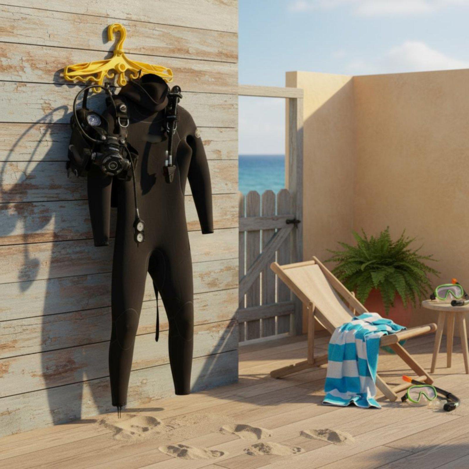 Aquatic Sports Scuba - Plastic Diving Hanger with Eight Hooks