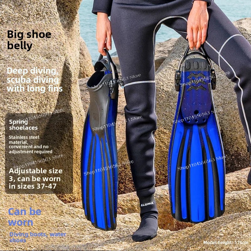 Adjustable Spring Strap Swim T - Fin Diving Blade 评论和价格
