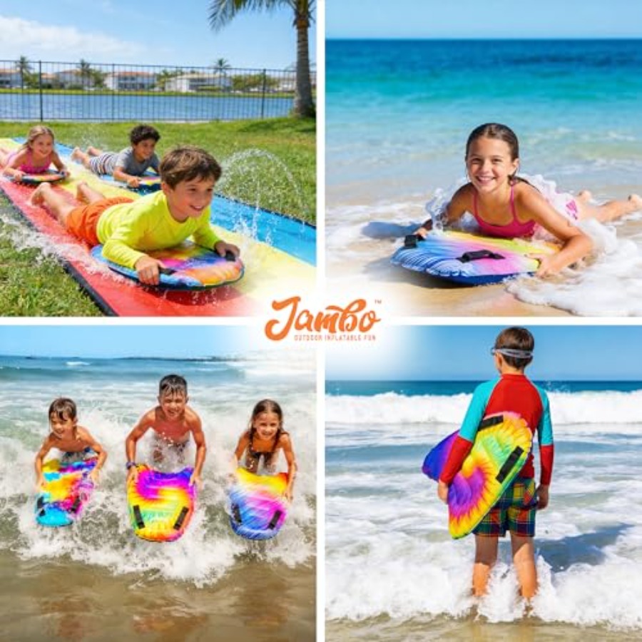 4 Pack Inflatable Surf Body Bo - Bodyboard Boogie Board 评论和价格