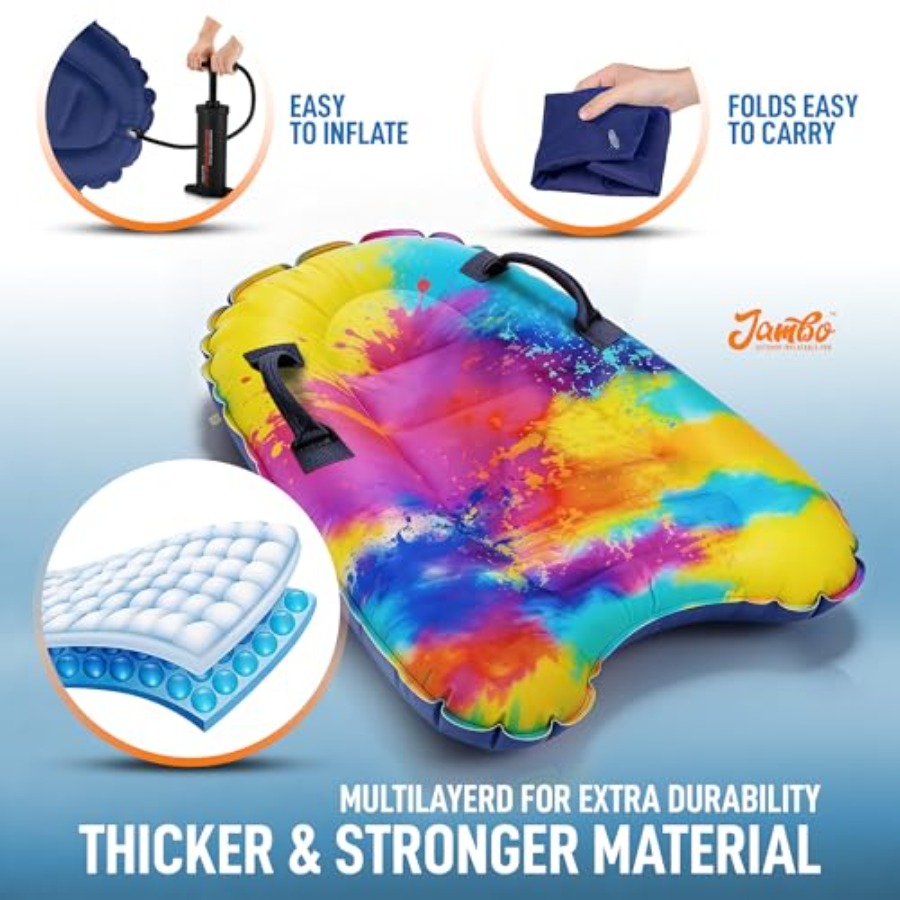 4 Pack Inflatable Surf Body Bo - Bodyboard Boogie Board 评论和价格